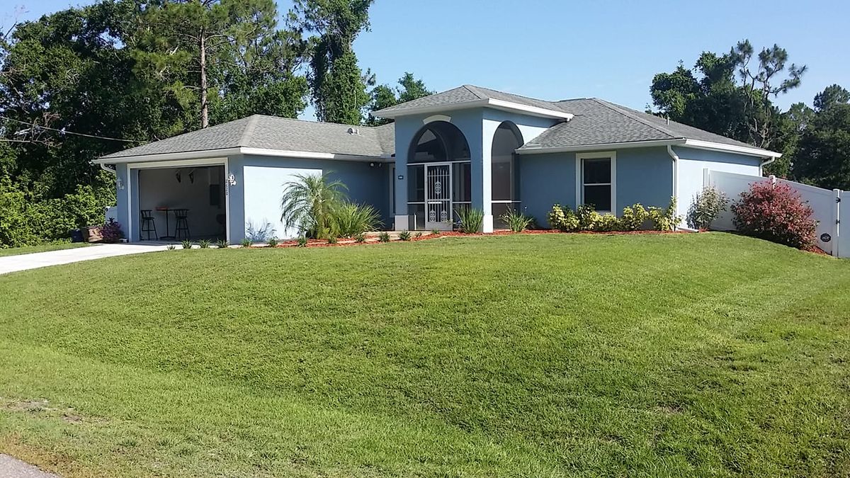 Mowing for Southern Pride Turf Scapes in Lehigh Acres, FL