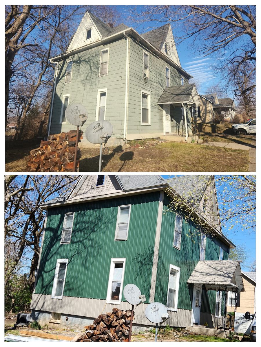 Siding for Asher Remodeling and Seamless Gutters in St Elmo, IL