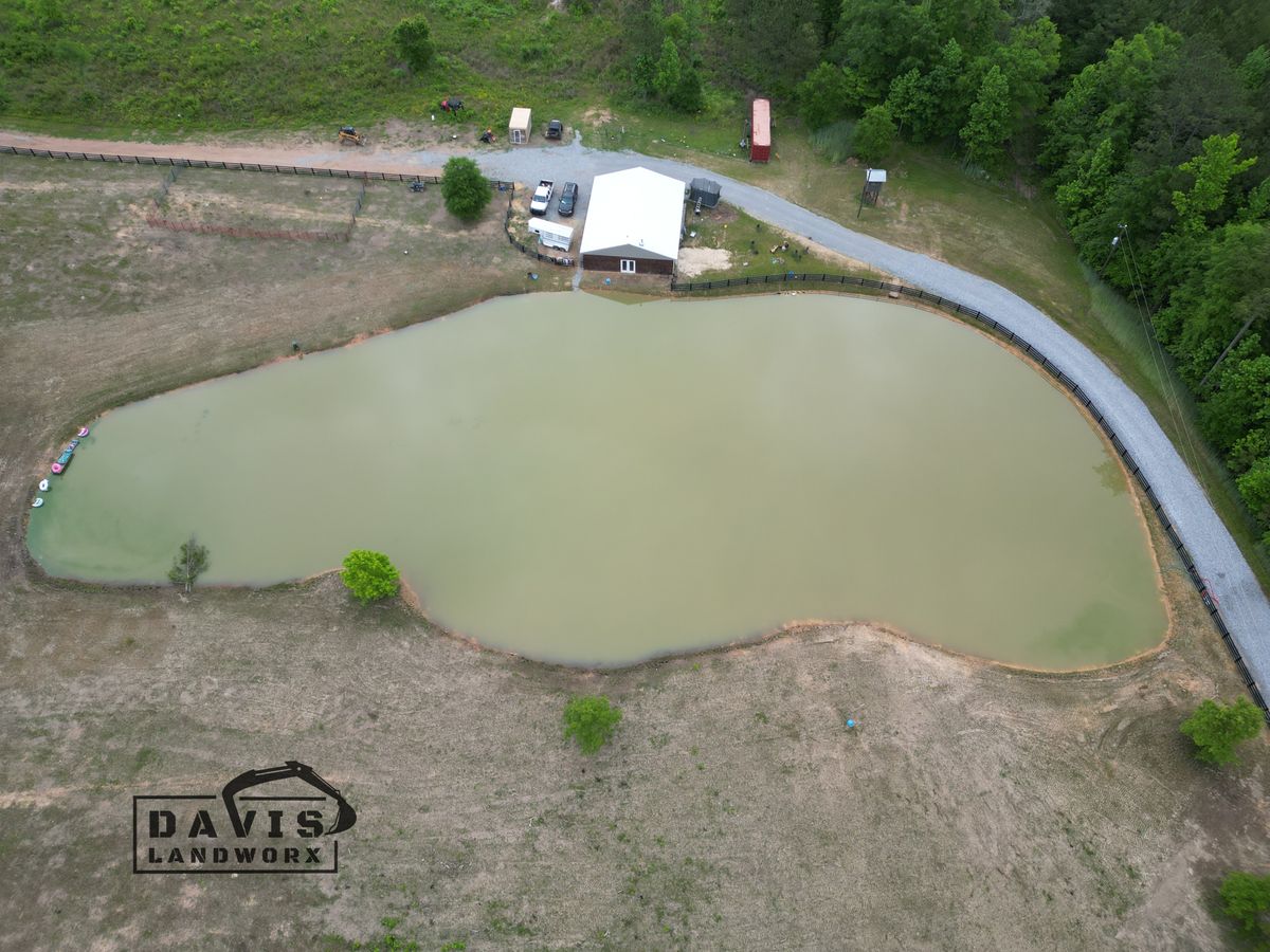 Pond Construction / Repairs for Davis Landworx in Clanton,  AL