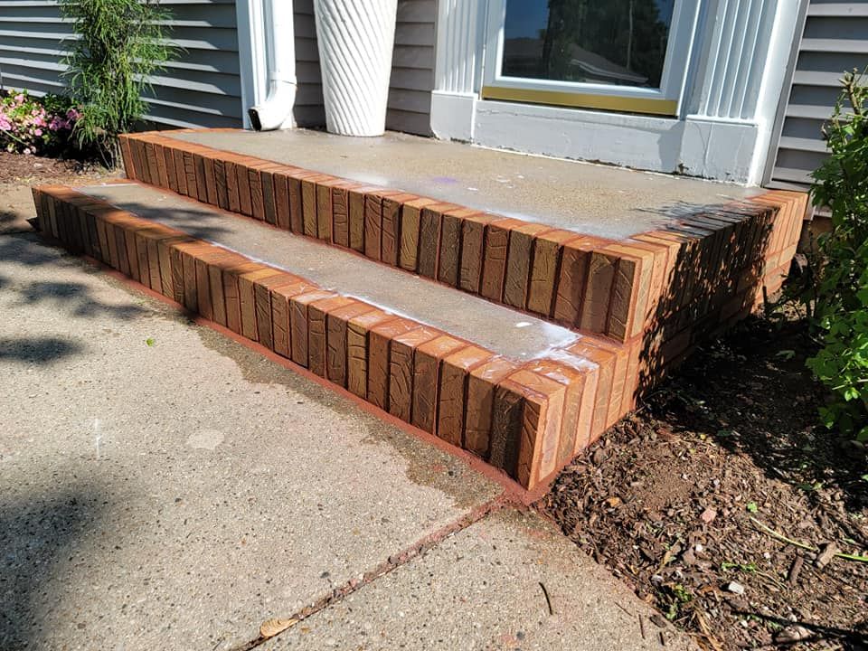 Step Installation for JM Restoration LLC. in South Milwaukee, WI