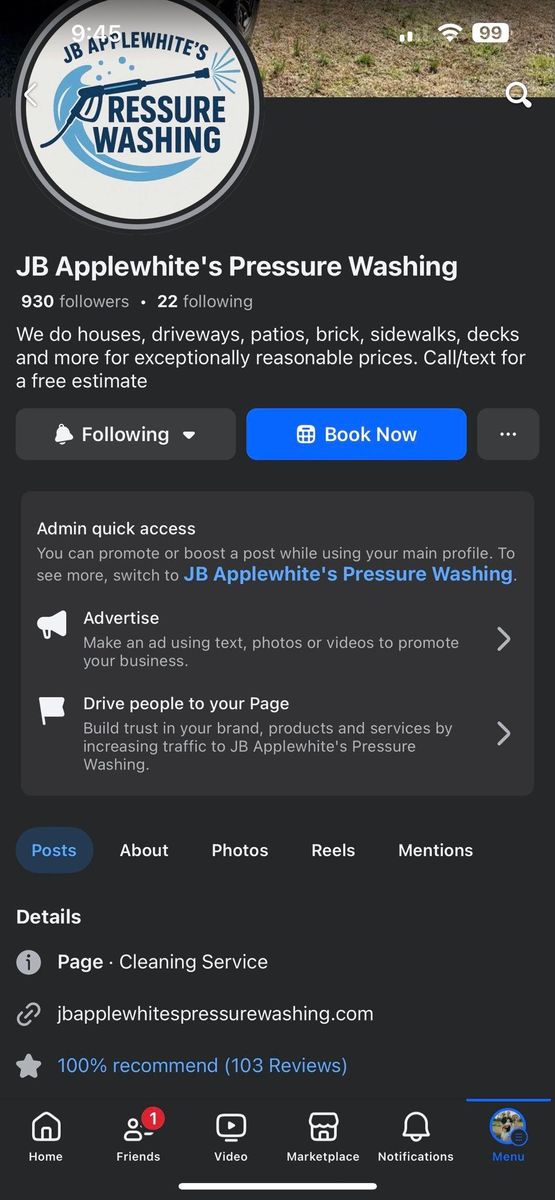Home Softwash for JB Applewhite's Pressure Washing in Anderson, SC