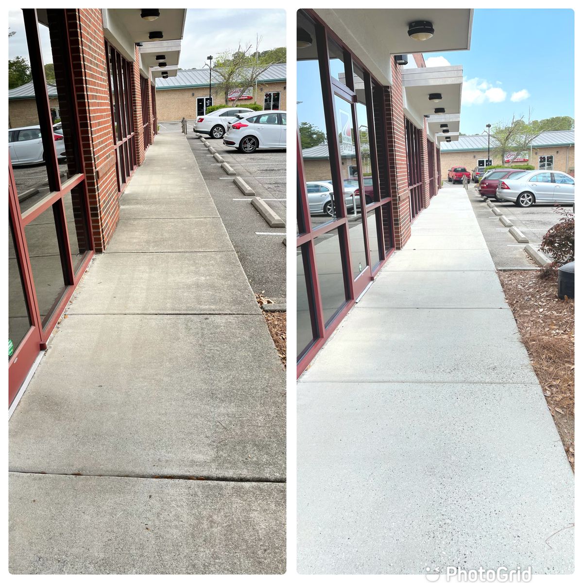 Driveway and Sidewalk Cleaning for Port City Power Washing in Wilmington, NC
