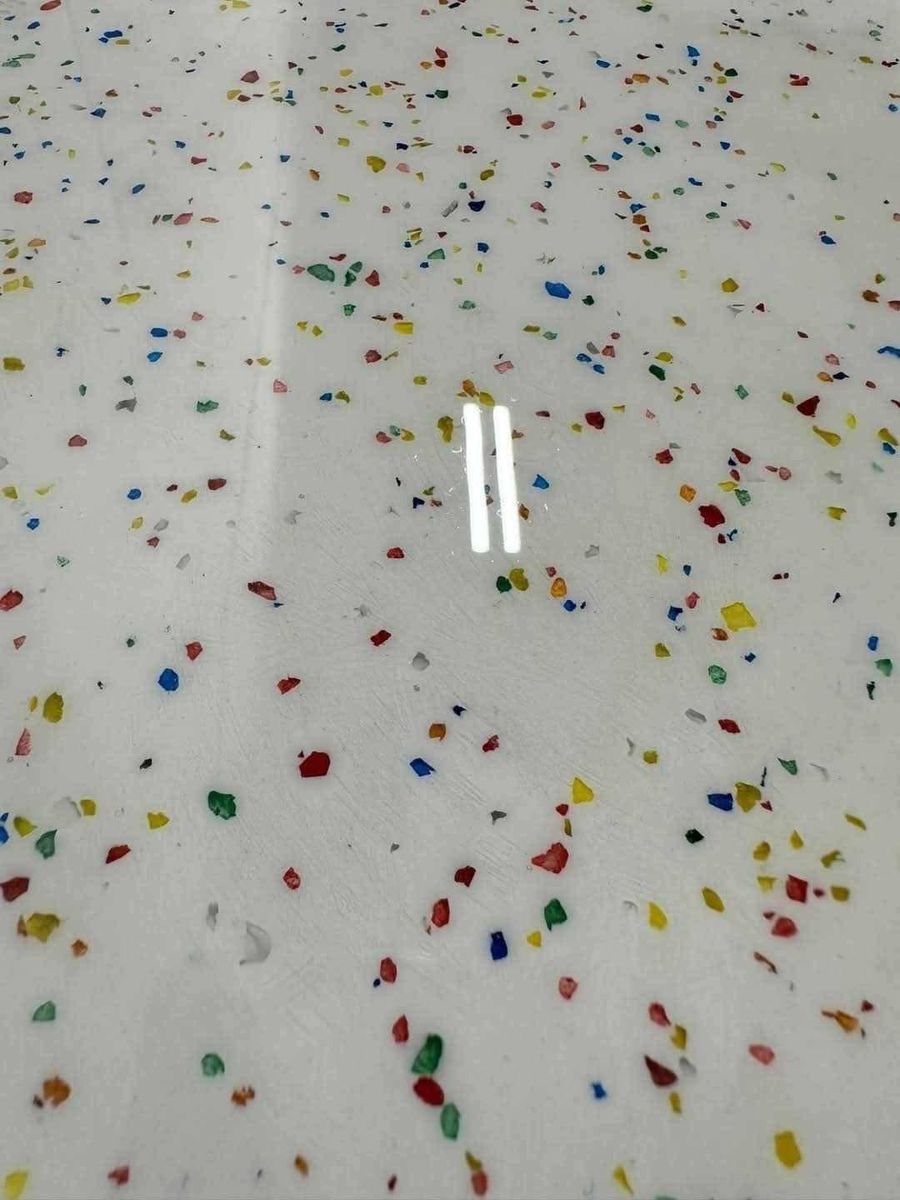 Epoxy, Overlay, & Mixed Media Projects for Whitfield Concrete Construction in Solsberry, IN