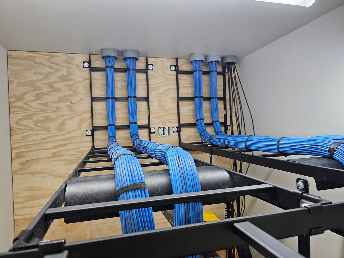 Structured Data Cabling/Network Infrastructure for White Sands Communications & Electric in Rigby, ID