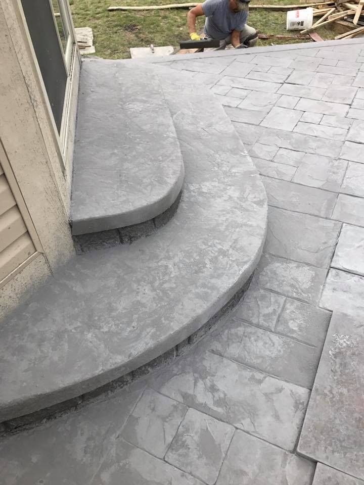 Stamped Concrete for Z&S Concrete in Capac, MI