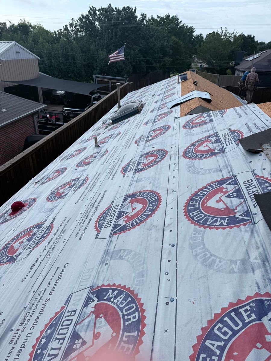 Roofing Replacement for Major League Roofing in Frisco, TX