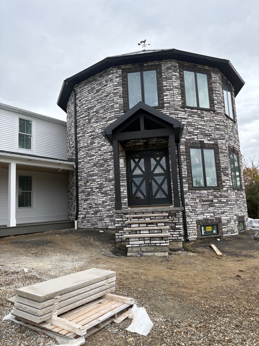 Stone and Block Veneers for RS Masonry LLC in Akron, Ohio