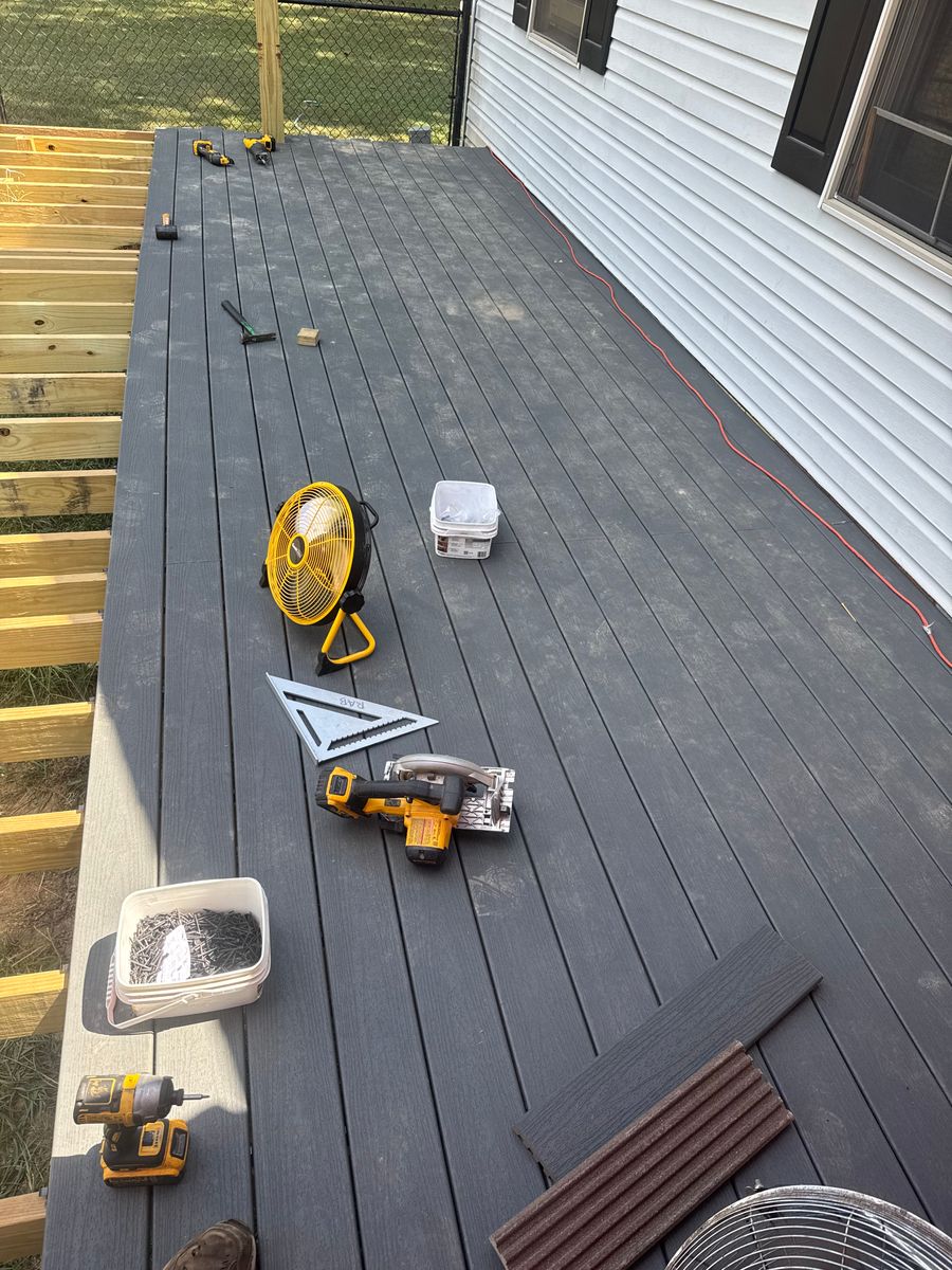 Deck & Patio Installation for R&M Property Maintenance in Blount County, TN