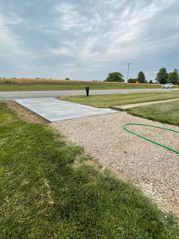 Driveway Construction for J&S Mowing & More in Huntingburg, IN