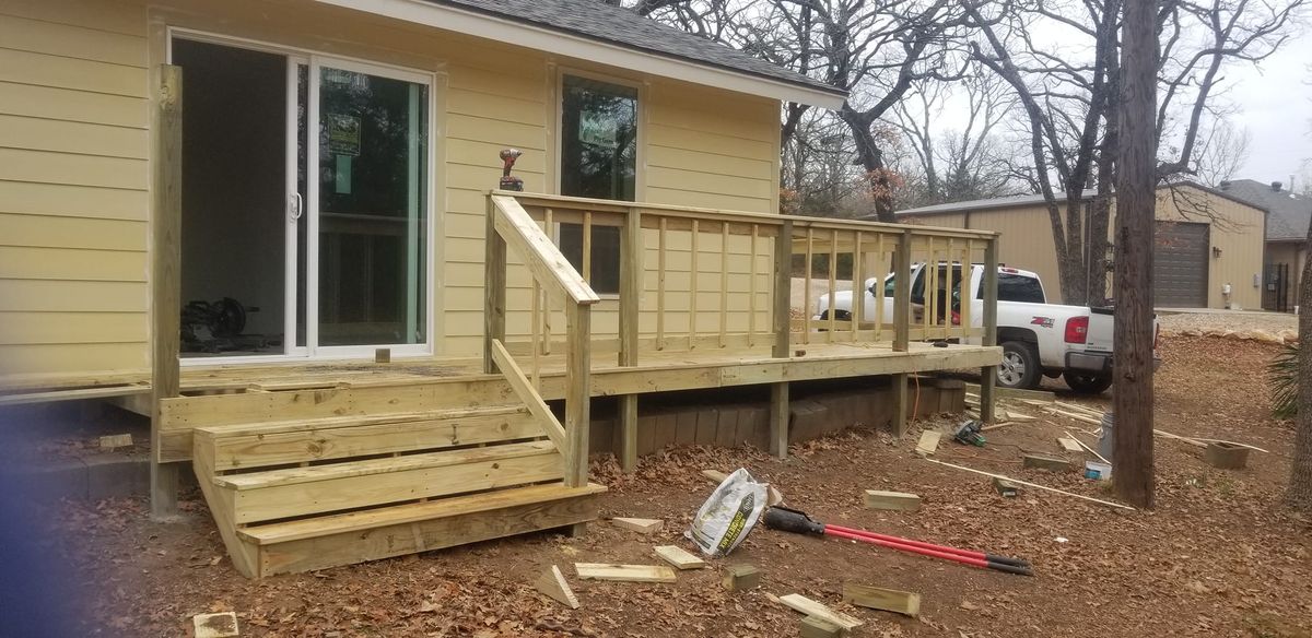 Deck Installation for Stay Humble Construction in Allen, TX