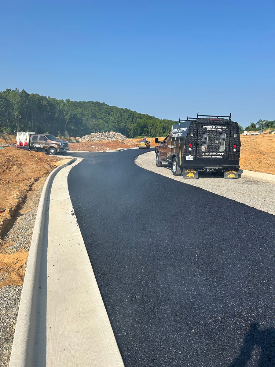Asphalt Driveways for James R Carter Paving in Roanoke, VA