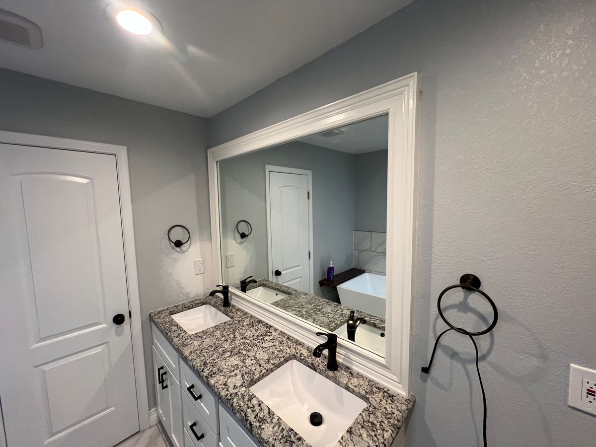 Bathroom Renovation for MRV Construction in El Paso, TX