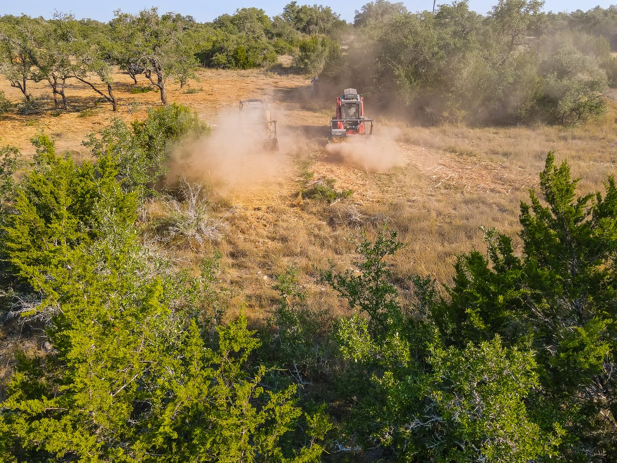 Land Clearing for 512 Land Clearing in Blanco County, TX