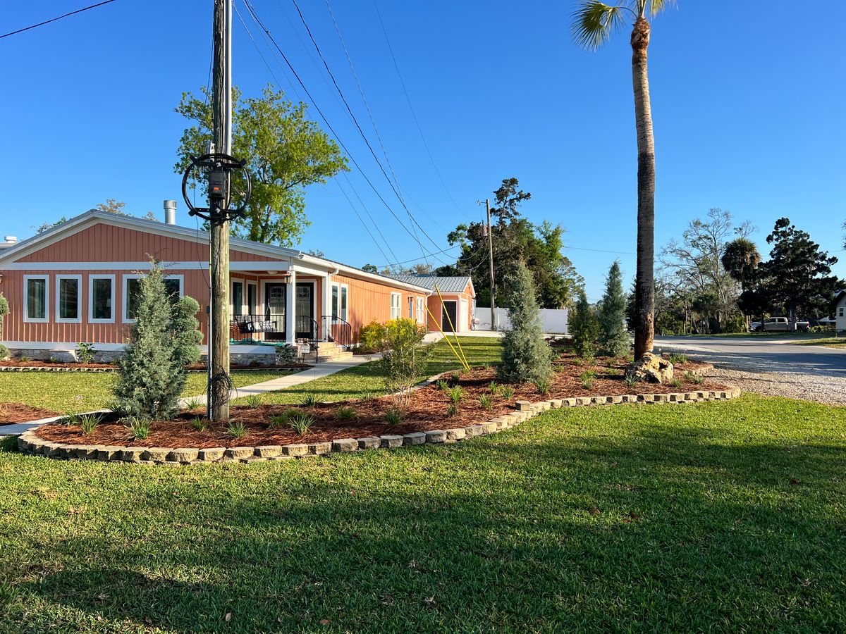 Landscape Design and Installation for Roberts Lawn & Landscape in Steinhatchee, FL