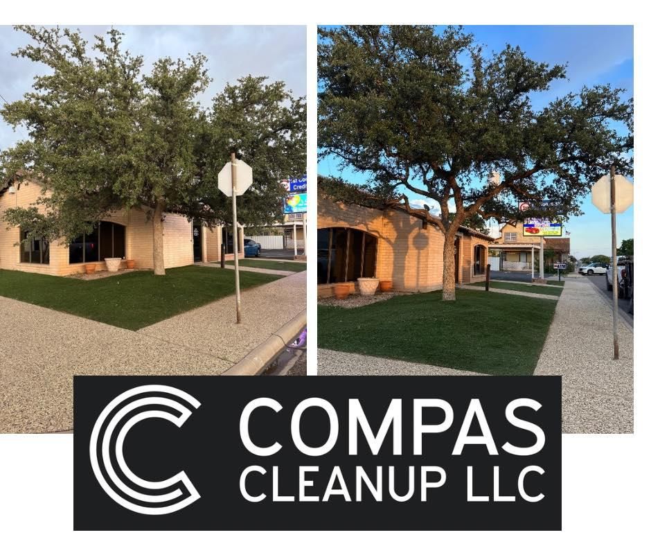 Tree Removal for Compas Cleanup in McCamey, TX