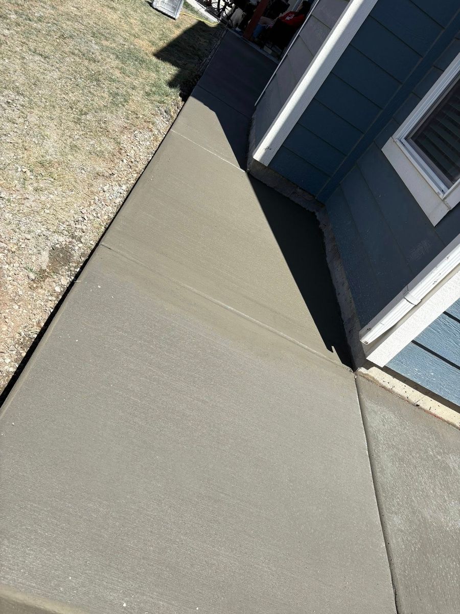 Concrete Slab Construction for Highland Concrete & Landscaping in Colorado Springs, CO