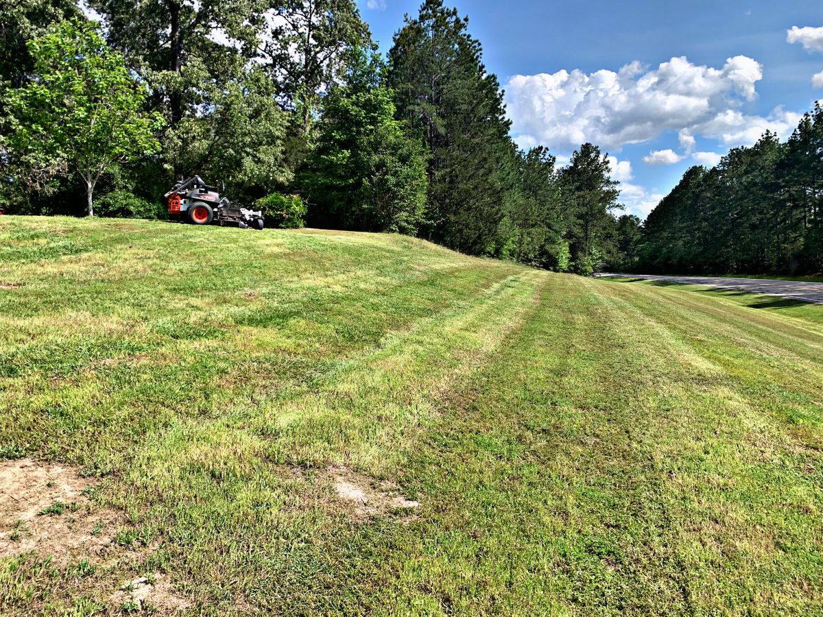 Mowing for JT’s Landscaping in Tyler County, TX