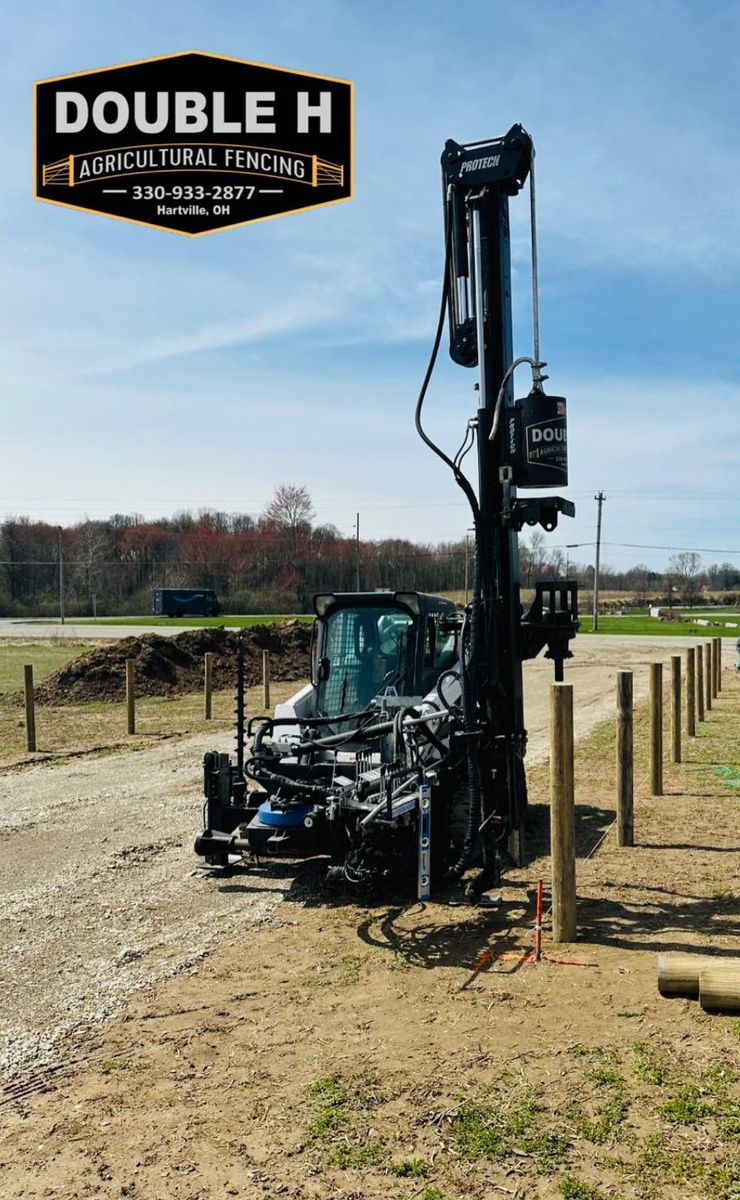 Fence Installation for Double H Fencing in Hartville, OH