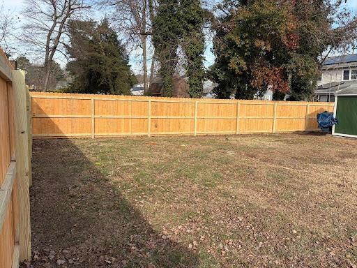 Fence Installation for RedLine Fencing in Moyock, NC