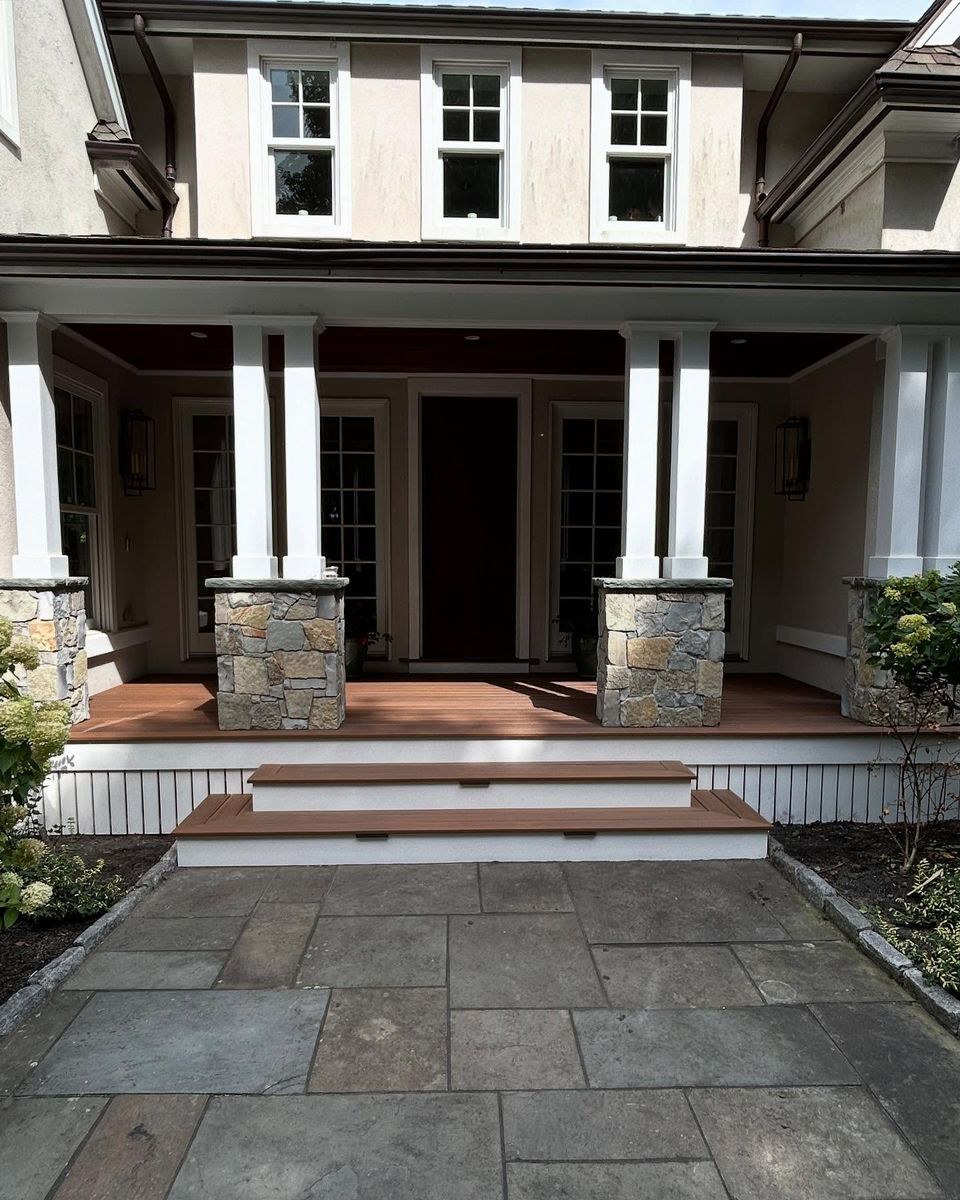 Deck and Patio Construction for Melia Construction in Hingham, MA