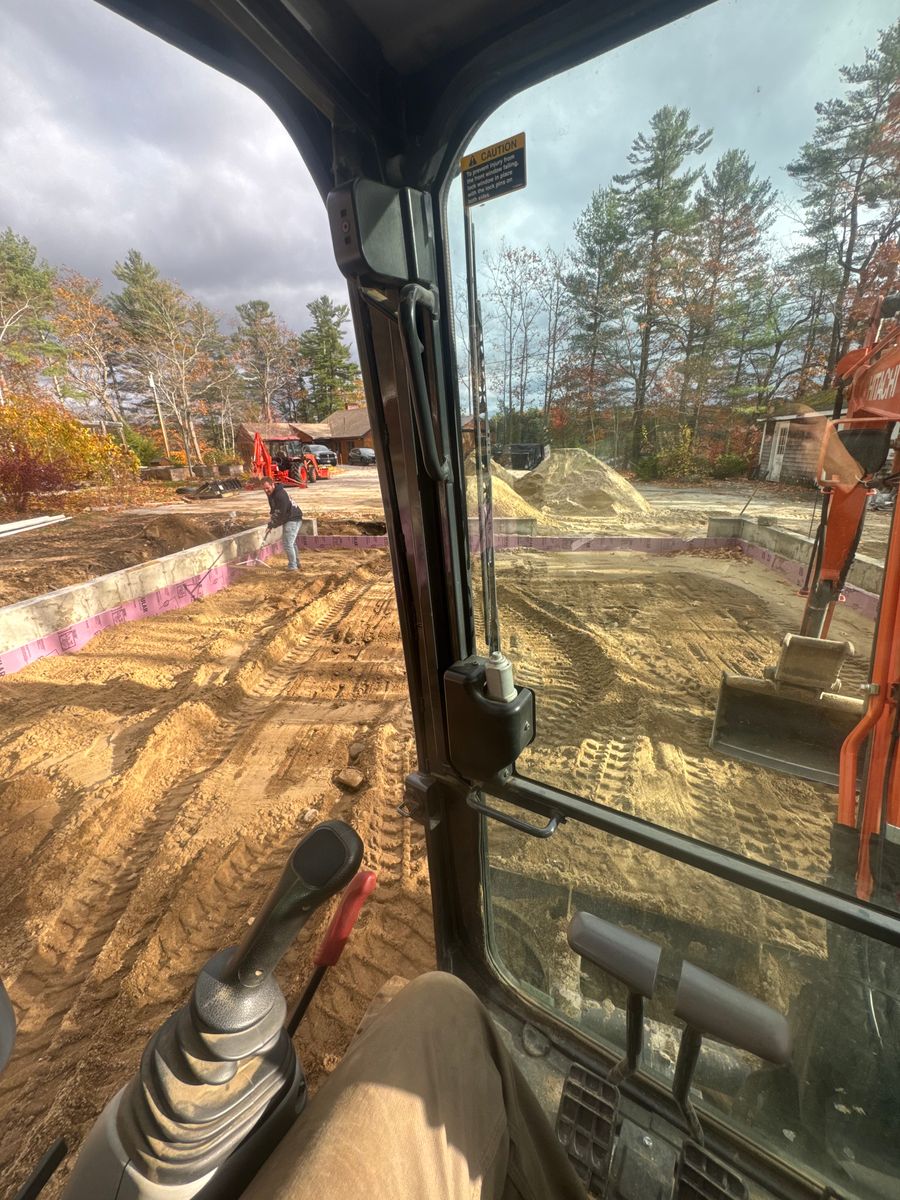 Excavation for Soil Builders LLC in West Durham, ME