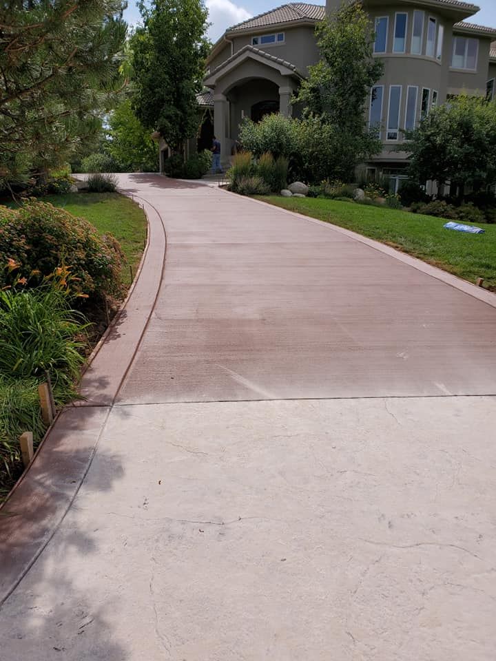 Sidewalk Installation for Bazaldua Productions LLC. in Fort Collins, Colorado