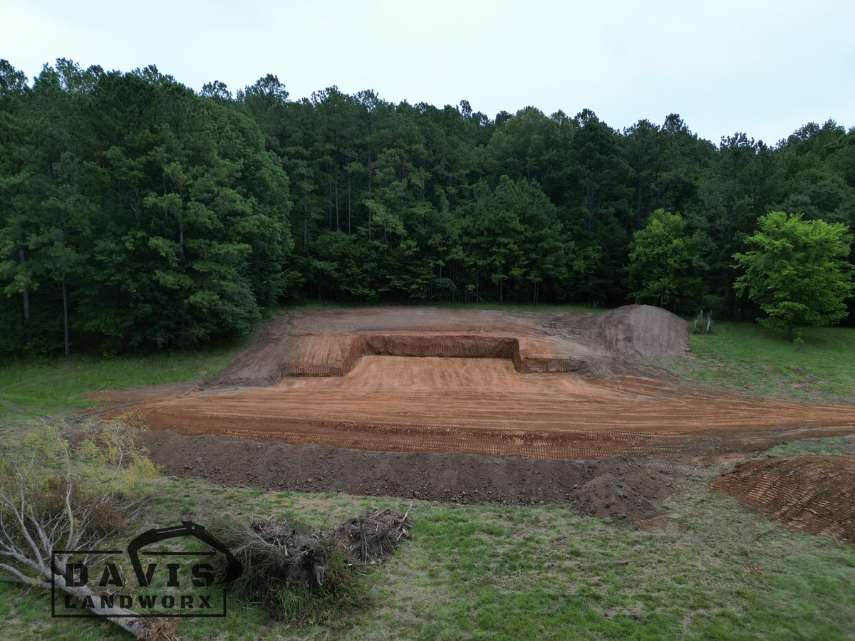 Excavation for Davis Landworx in Clanton,  AL