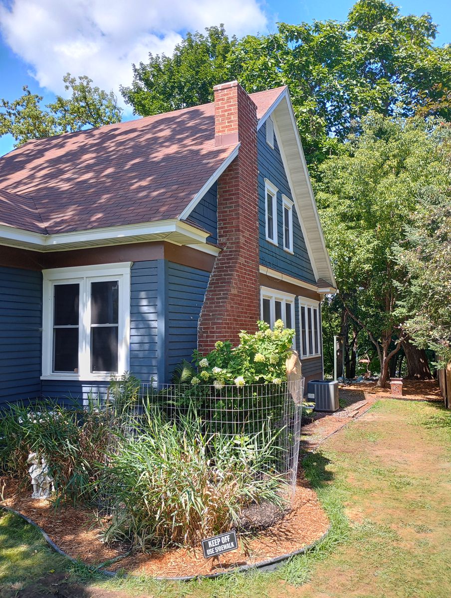 Fireplace and chimney work for To the Point Masonry in Spring Valley, WI