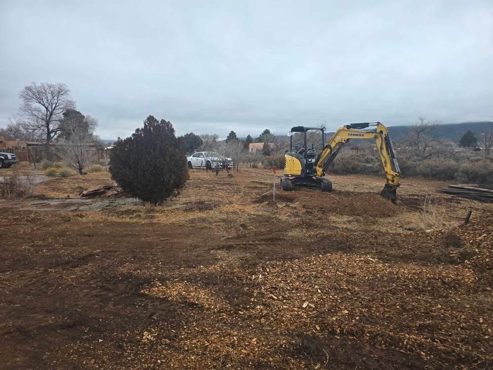 Excavation for Aragon Handy Works in Ranchos de Taos, NM