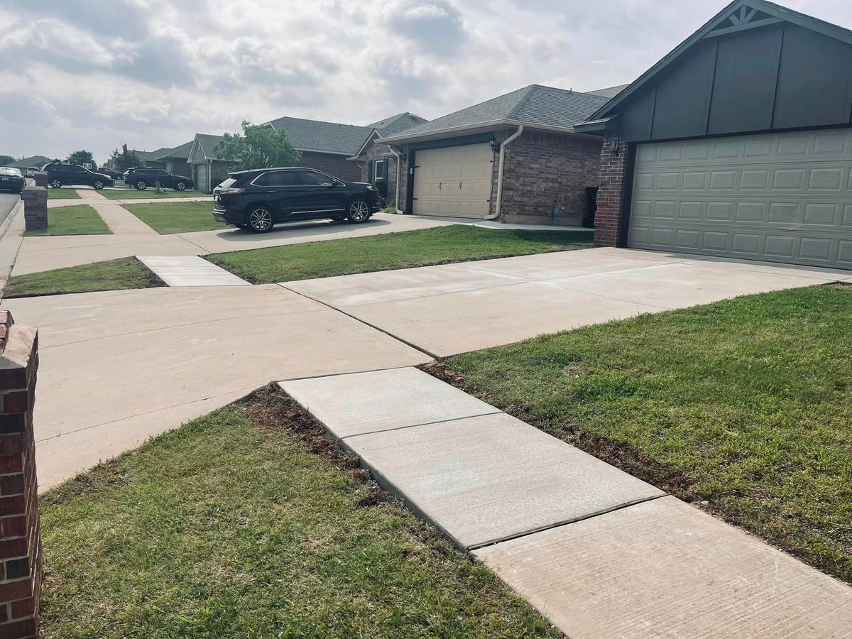 Sidewalk Installation for Concrete Cervantes in Oklahoma City, OK