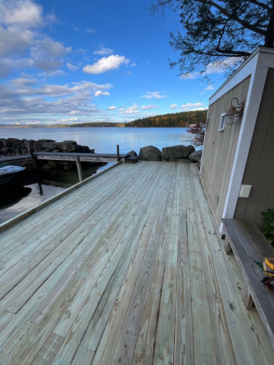 Decks Restorations for Jalbert Contracting LLC in Alton, NH