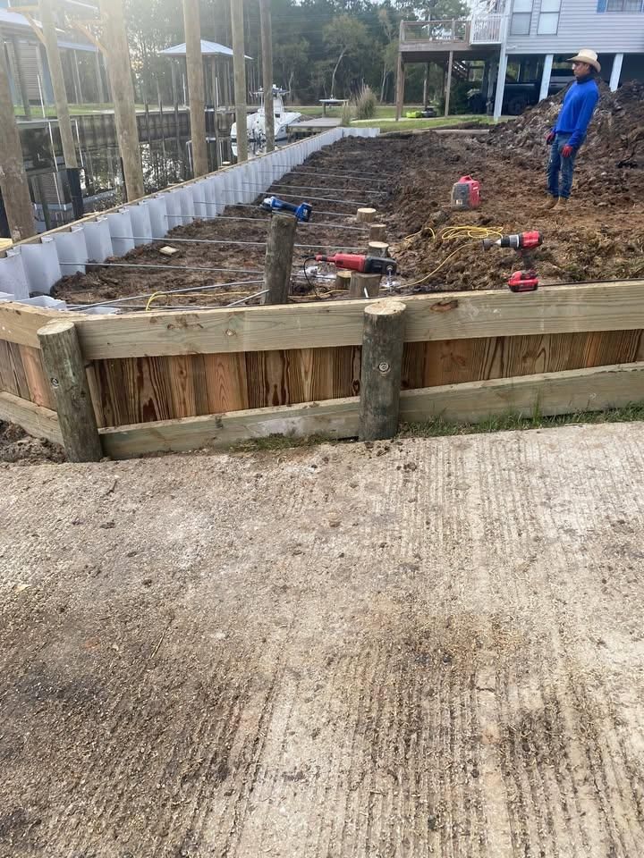 Pier Construction for Coastal Marine Construction in Bay St. Louis, MS