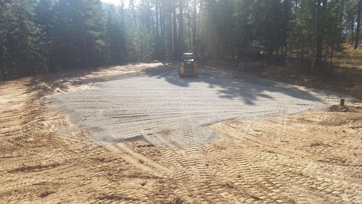 Site Preparation for Weingart Enterprises in Newman Lake, WA
