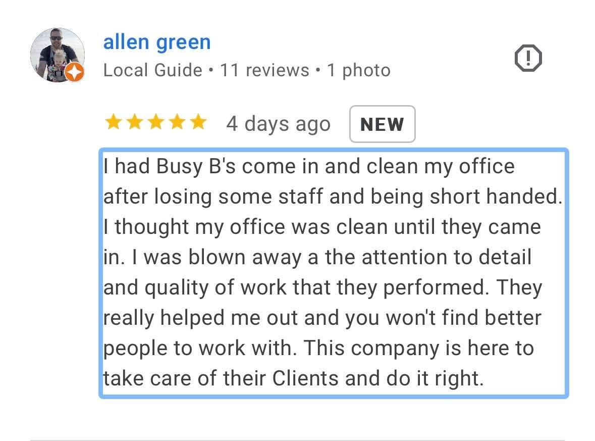 Residential Cleaning for Busy B's Professional Cleaning in Birch Run, MI