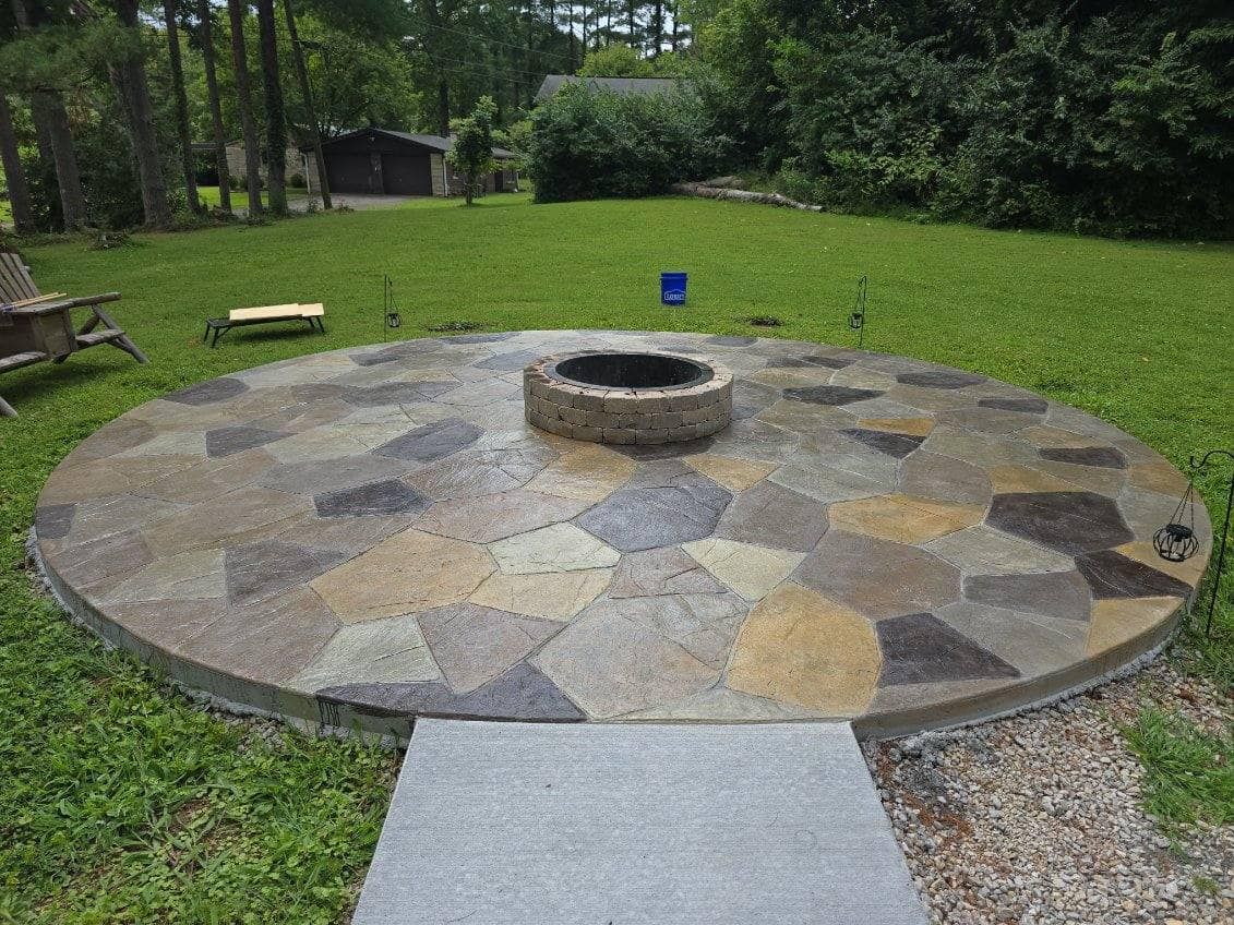 Patio Design & Installation for Whitfield Concrete Construction in Solsberry, IN