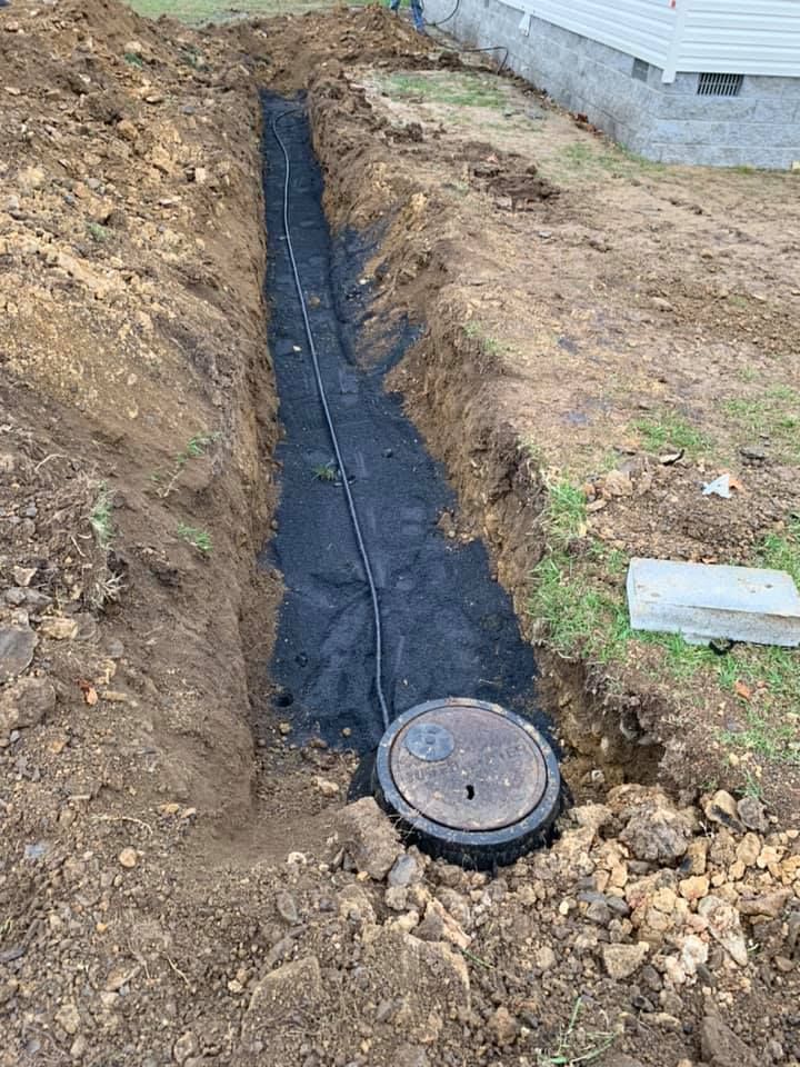 Trenching for Sprouse’s Hauling and Excavating in Craigsville, VA