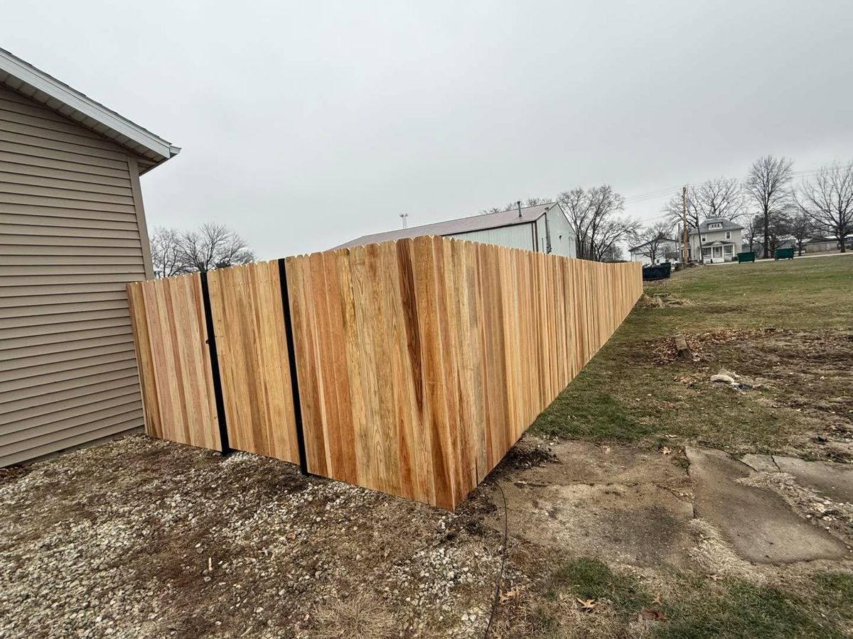 Wood Fences for Illinois Fence & Outdoors in Kewanee, IL