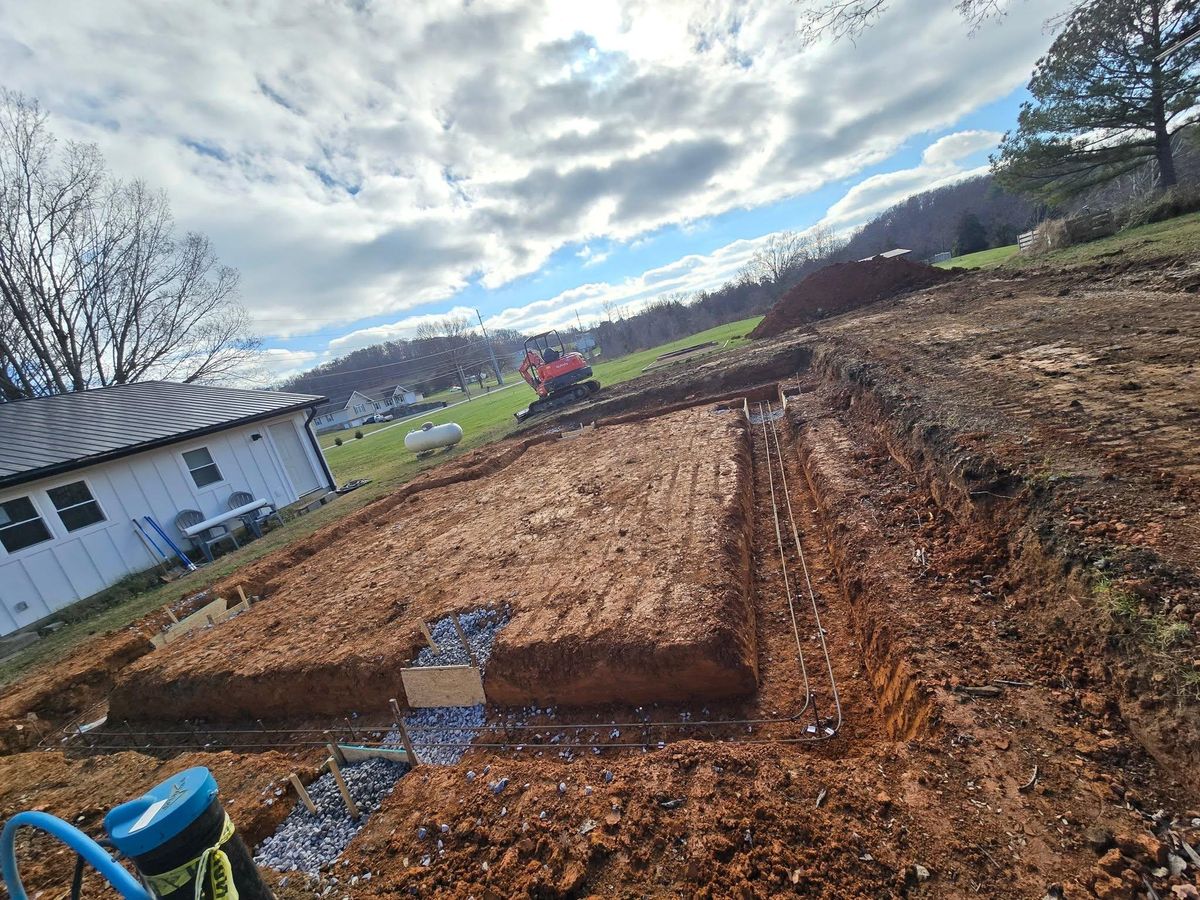 Excavation for M&L Lumber and Excavating in Jonesborough, TN