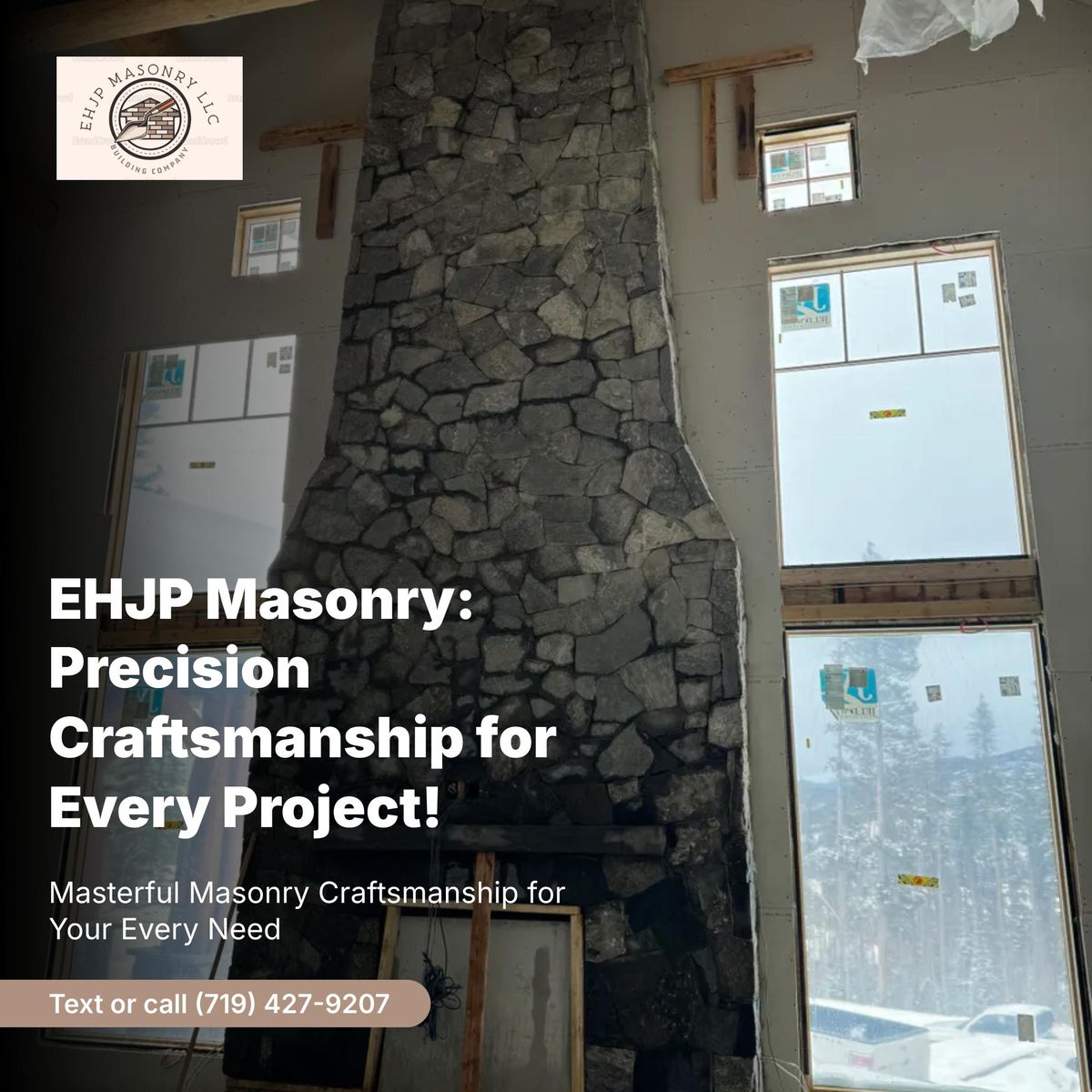 stone work for EHJP Masonry in Silverthorne, CO