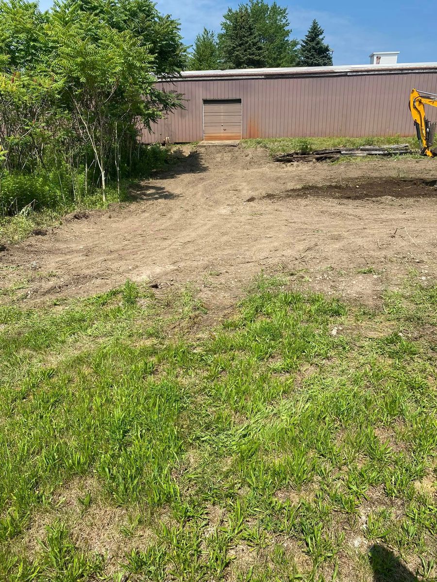 Land clearing for A & A Lawn Care and OutDoor Services in Girard, PA