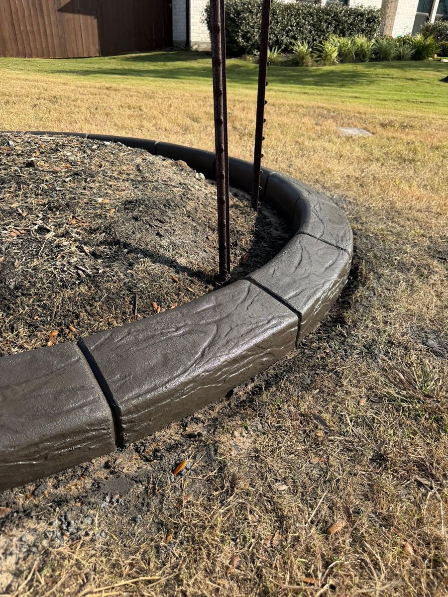 Decorative Concrete for Texas Curb N Borders in Houston, TX