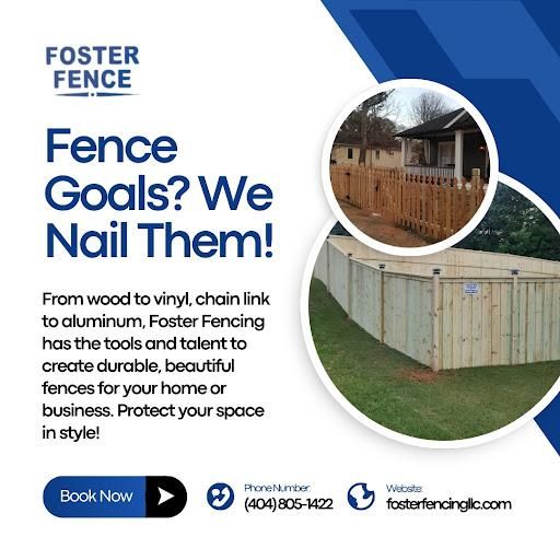 Fence Installation for Foster Fence Company in Conley, GA