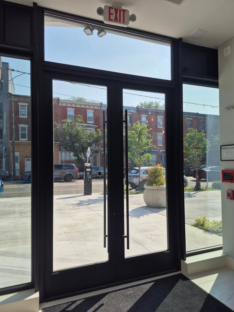 Storefront Glass Installation for Omega Glass Philadelphia in Media, PA