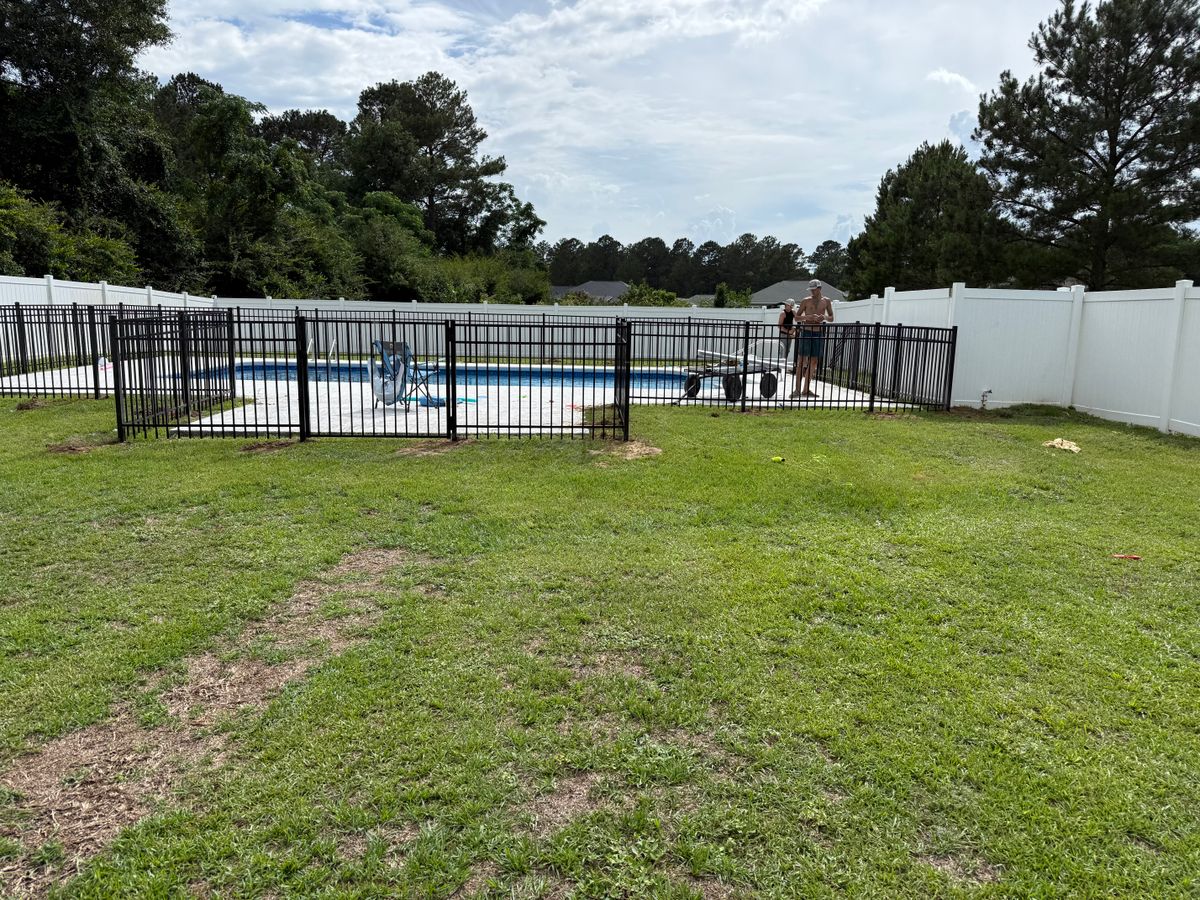 Retention Pond Fences for American Privacy Fencing & More in Statesboro, GA