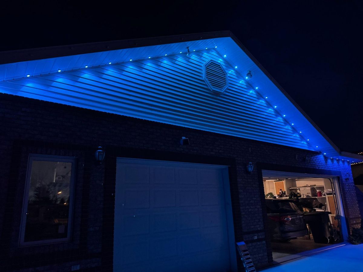 Christmas Lights for Precision Landscape in Casper, WY