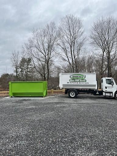 Ten Yard Dumpster Rental for Chapman Industries LLC in Ellington, CT