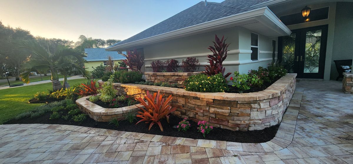 Landscape Installation for Epic Vine Design in Melbourne, FL