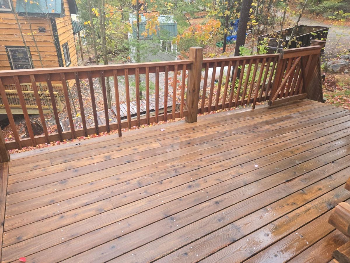 Decks Restorations for Jalbert Contracting LLC in Alton, NH