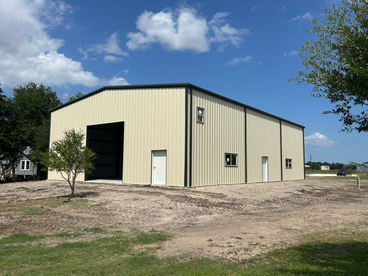 Pre-Engineered Metal Buildings for 292 Construction, LLC in Gonzales County, TX