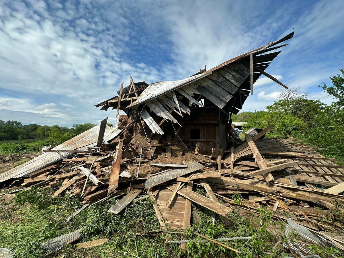 Debris Removal for Crump Construction & Roofing, LLC  in Urich,  MO